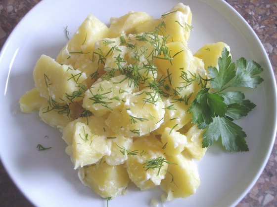 Картофель в молоке