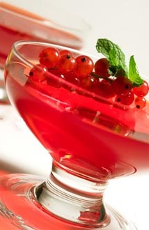 Желе из клюквы, черной или красной смородины